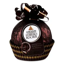 Шоколадний новорічний набір Ferrero Rocher Grand чорний шоколад 125г.