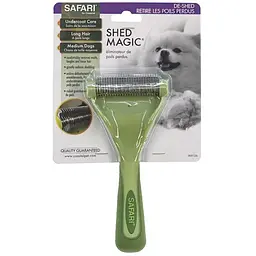 Safari Shed Magic новий інструмент для линяючої шерсті собак середній