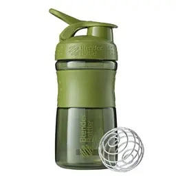 Шейкер спортивний BlenderBottle SportMixer Flip 20oz/590 мл Moss Green (SM 20oz Moss Green) - мініатюра 1
