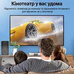 Оптичний аудіокабель Vention 2 м тослінк Toslink S/PDIF штекер на обох кінцях передавання звуку 5.1 підтримка Dolby DTS PCM у бавовняному обплетенні сірий (BAVHH) - мініатюра 13
