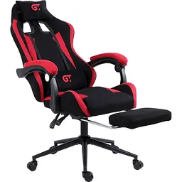 Геймерське крісло GT Racer чорне з червоним (X-2324 Fabric Black/Red) - мініатюра 9