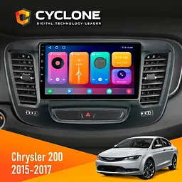 Штатна магнітола Chrysler 200 2015-2017 Cyclone C9-001 2x32 CPL Cyclone (НФ-00009722)