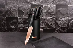 Набір ножів Berlinger Haus Black Rose Collection, чорний з рожевим золотом (BH 2651) - мініатюра 4
