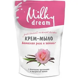 Рідке крем-мило Milky Dream Дамаська троянда та ваніль 500 мл