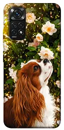 TPU чохол Demsky Flower spaniel для Xiaomi Redmi Note 11 (Global) / Note 11S