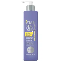 Маска тонувальна для волосся BBcos Emphasis Blond-Tech Бурштин (AMBER) 250 мл