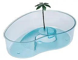 Пластиковий акваріум для черепах Ferplast Arricot 31x22x7.5 см 60017015