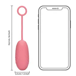 Віброяйце Loveline Ultra Soft Pink Arabesque 7.5 см (рожевий) - мініатюра 18