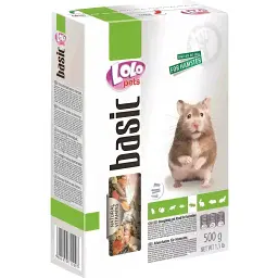 Повнораціонний корм для хом'яка Lolo Pets 500 г (LO-71100)