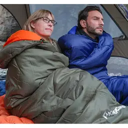 Спальний мішок KingCamp Huron 250 Comf +12°C / Lim +7°C / Extr -3°C Navy - мініатюра 2