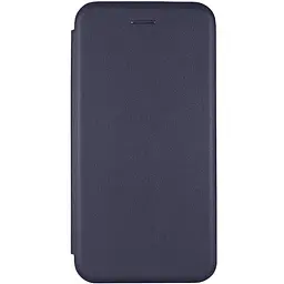 Шкіряний чохол-книжка Classy для Motorola Edge 50 Pro Темно-синій