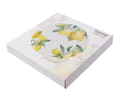 Тарілка Lefar Лимон 21 см різнокольорова (858-0071) - мініатюра 2