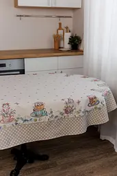 Скатертина овальна 135х240 см Чарівність Прованс (044073) - мініатюра 3