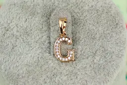 Кулон Xuping Jewelry літера G 1,2 см золотистий