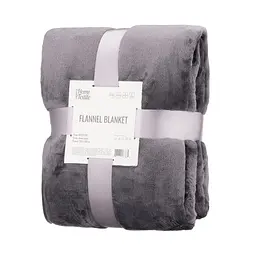 Плед Ardesto Flannel 200x220 см 100% поліестер темно-сірий (ART0213SB)