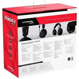 Гарнітура - бездротові навушники HyperX Cloud Stinger 2 USB/WL 2 виду підключення (676A2AA) - мініатюра 10