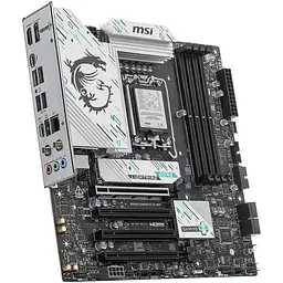 Материнська плата MSI B860M Gaming PLUS WIFI s1851 B860 4xDDR5 M.2 HDMI DP WiFi BT mATX - мініатюра 2