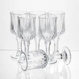 Набір чарок на ніжці Vintage Crystal для міцних напоїв 6 штук 50 мл Yiwu HP-34-75 - мініатюра 3