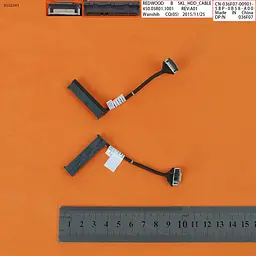 Шлейф Sata HDD/SSD для Dell Inspiron 11 3147 3158 3157 3153, (450.05R01.0001, 036F07)