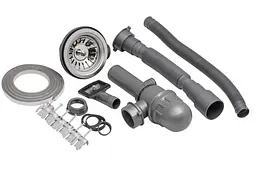 Кухонна мийка Brinex 510-D 0.8 мм, врізна BRIN510SAT08 - мініатюра 6