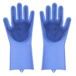 Силіконові рукавички Better Glove універсальні з ворсинками-щітками