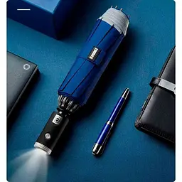 Парасолька Xiaomi Zuodu Automatic Umbrella ZD002-LED Blue [51080] - мініатюра 3