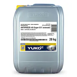 Антифриз YUKO Super G11 -42 ° C зелений 20л