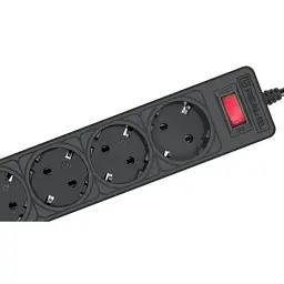 Мережевий фільтр живлення REAL-EL RS-Protect 505, 1.8m, black (EL122300044) - мініатюра 9