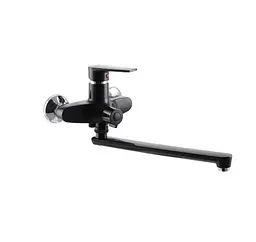 Змішувач для ванни Plamix Oscar-006 Euro Чорний (без шланга і лійки) (PM0600)