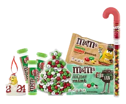 Драже M&M's Holiday Mint Chocolate Christmas Candy 260.8г - мініатюра 5