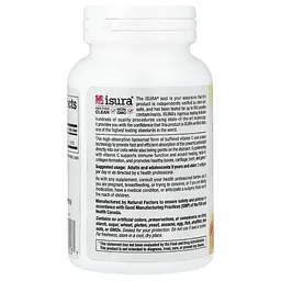 Вітамін С ліпосомальний 1000 мг Liposomal Vitamin C Natural Factors 60 гелевих капсул - мініатюра 3