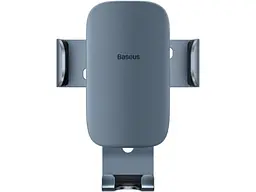 Автомобільний тримач BASEUS Metal Age 2 Gravity Car Mount (Round Air Vent Version) Dark Gray (SUJS000013) - мініатюра 2