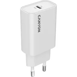 Зарядний пристрій Canyon 30CL OnCharge USB-C PD30W White (CNE-CHA30CLW) - мініатюра 2
