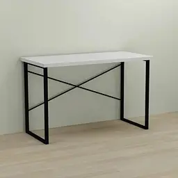Комп'ютерний стіл Ferrum-decor Дейв 75x100x60 чорний ДСП Білий 32мм (FRD-101969)