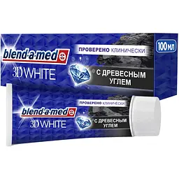Зубна паста Blend-a-med 3D White Глибоке чищення з екстрактом деревного вугілля 100 мл - мініатюра 1