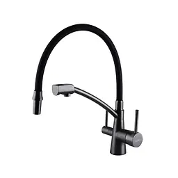 Змішувач для кухні під осмос Globus Lux LAZER GLLR-0700-11-GRAPHITE - мініатюра 5