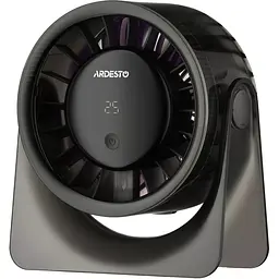 Вентилятор Ardesto OneBreeze настільний 12 см сірий (FT-M95B) - мініатюра 2