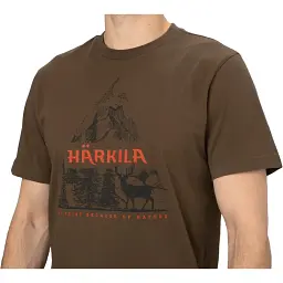 Футболка Harkila Nature S/S T-shirt L Slate black - мініатюра 3