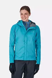 Куртка Rab Downpour Jacket wmns 10 Світло-блакитний