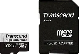 Карта пам'яті Transcend 512GB microSDXC class 10 UHS-I U3 High Endurance (TS512GUSD350V)