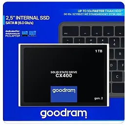 SSD диск Goodram CX400 Gen.2 1 TB (SSDPR-CX400-01T-G2) - мініатюра 7