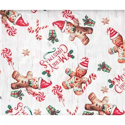 Скатертина Ardesto Christmas Gingerbread 120 x 140 см червона (ART07HG)