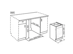 Вбудована посудомийна машина Whirlpool WSIC 3M27 C - мініатюра 7