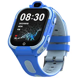 Смарт-годинник дитячі Wonlex KT35 з камерою WI-FI GPS SIM-карта силіконовий ремінець Blue (17977)