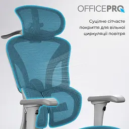 Офісне крісло OfficePro Elite OC950G Gray [175087] - мініатюра 11
