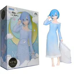 Фігурка Sega Рем Життя з нуля в альтернативному світі Ре Зеро Rem Re Zero Night Wear 22 см WST RZ RE 149 - мініатюра 5
