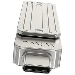 Флеш-накопичувач WIWU Wi-FD001 3in1 (USB-A/C/L) USB 3.0 — 32GB Silver - мініатюра 3