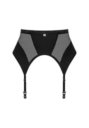 Пояс для панчох Obsessive Chic Amoria XS/S чорний - мініатюра 7