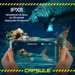 Водонепроницаемый чехол для телефона и документов, универсальный, IPX8 погружение до 30 м, защита от воды, защитный чехол от песка и пыли, для подводной съемки, плавания, дайвинга, пляжа и путешествий, ArmorStandart (ARM84415) - мініатюра 4