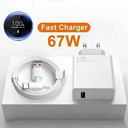 Зарядний пристрій Nectronix MDY-12 QC4.0 5-20V 3-6 2A 67 Вт USB 1 м Білий (101139) - мініатюра 2